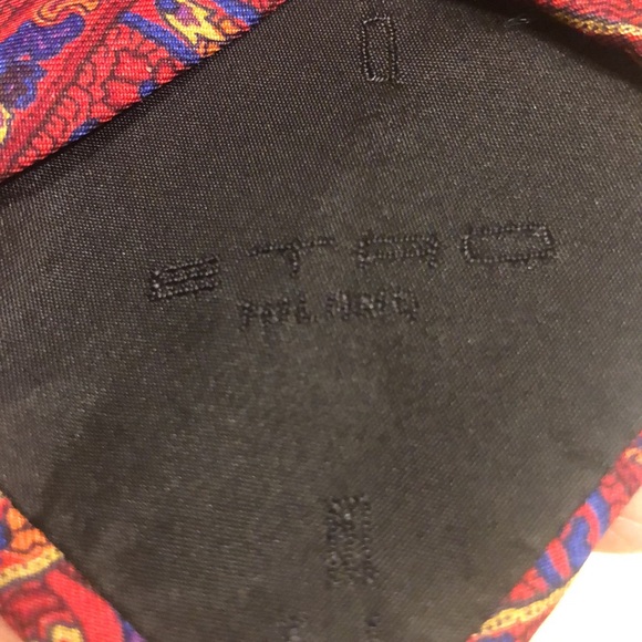 ETRO Tie- Burgundy/ Blue - Picture 5 of 9